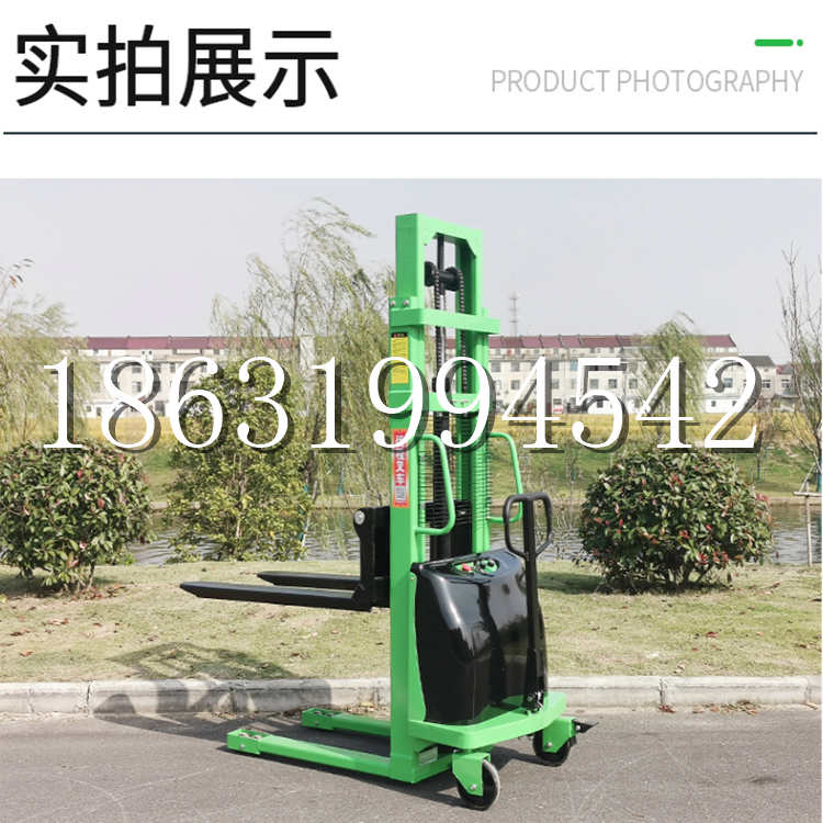 敦化市电动叉车堆高车液压铲车电瓶1吨2吨站驾步行式小型全自动叉车